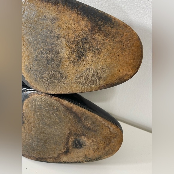 Moreschi Made in Italy Black Leather Loafer Mens Dress Shoes Size 7.5 - Picture 5 of 10